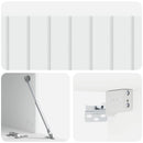 Væghængt TV-skab Hvid 98 x 41 x 30 cm Konstrueret træ
