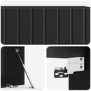 Væghængt TV-skab Sort 98 x 41 x 30 cm Konstrueret træ