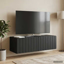 Væghængt TV-skab 98 x 41 x 30 cm Sort Konstrueret træ