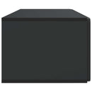 Væghængt TV-skab Sort 98 x 41 x 30 cm Konstrueret træ