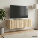 Væghængt TV-skab 98 x 41 x 30 cm Sonoma-eg Konstrueret træ