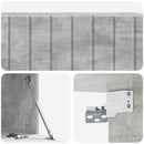 Væghængt TV-skab Betongrå 98 x 41 x 30 cm Konstrueret træ