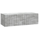 Væghængt TV-skab Betongrå 98 x 41 x 30 cm Konstrueret træ