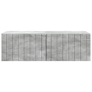 Væghængt TV-skab Betongrå 98 x 41 x 30 cm Konstrueret træ