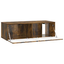 Væghængt TV-skab Røget eg 98 x 41 x 30 cm Konstrueret træ