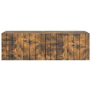 Væghængt TV-skab Røget eg 98 x 41 x 30 cm Konstrueret træ