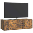 Væghængt TV-skab Røget eg 98 x 41 x 30 cm Konstrueret træ