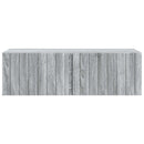 Væghængt TV-skab Grå sonoma-eg 98 x 41 x 30 cm Konstrueret træ