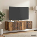 Væghængt TV-skab 98 x 41 x 30 cm Gammelt træ Konstrueret træ