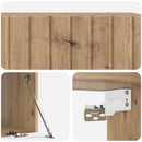 Væghængt TV-skab Artisan-eg 98 x 41 x 30 cm Konstrueret træ