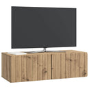 Væghængt TV-skab Artisan-eg 98 x 41 x 30 cm Konstrueret træ