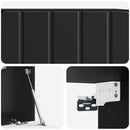Væghængt TV-skab Sort 59,5 x 31 x 30 cm Konstrueret træ
