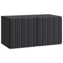 Væghængt TV-skab Sort 59,5 x 31 x 30 cm Konstrueret træ