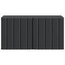 Væghængt TV-skab Sort 59,5 x 31 x 30 cm Konstrueret træ