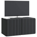 Væghængt TV-skab Sort 59,5 x 31 x 30 cm Konstrueret træ