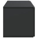 Væghængt TV-skab Sort 59,5 x 31 x 30 cm Konstrueret træ