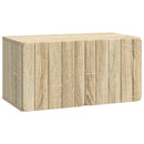 Væghængt TV-skab Sonoma-eg 59,5 x 31 x 30 cm Konstrueret træ