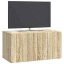 Væghængt TV-skab Sonoma-eg 59,5 x 31 x 30 cm Konstrueret træ