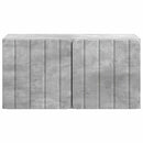 Væghængt TV-skab Betongrå 59,5 x 31 x 30 cm Konstrueret træ