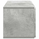 Væghængt TV-skab Betongrå 59,5 x 31 x 30 cm Konstrueret træ