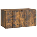 Væghængt TV-skab 59,5 x 31 x 30 cm Røget eg Konstrueret træ