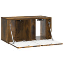 Væghængt TV-skab Røget eg 59,5 x 31 x 30 cm Konstrueret træ