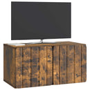 Væghængt TV-skab Røget eg 59,5 x 31 x 30 cm Konstrueret træ