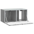 Væghængt TV-skab Vægmonteret Grå sonoma-eg 59,5 x 31 x 30 cm