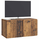 Væghængt TV-skab Gammelt træ 59,5 x 31 x 30 cm Konstrueret træ