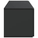 Væghængt TV-skab Sort 78,5 x 31 x 30 cm Konstrueret træ