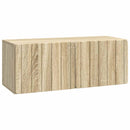Væghængt TV-skab Sonoma-eg 78,5 x 31 x 30 cm Konstrueret træ