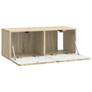 Væghængt TV-skab Sonoma-eg 78,5 x 31 x 30 cm Konstrueret træ