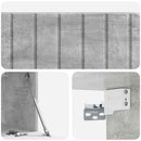 Væghængt TV-skab Betongrå 78,5 x 31 x 30 cm Konstrueret træ