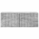 Væghængt TV-skab Betongrå 78,5 x 31 x 30 cm Konstrueret træ