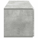 Væghængt TV-skab Betongrå 78,5 x 31 x 30 cm Konstrueret træ