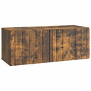 Væghængt TV-skab Røget eg 78,5 x 31 x 30 cm Konstrueret træ