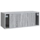 Væghængt TV-skab Vægmonteret Grå sonoma-eg 78,5 x 31 x 30 cm