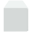 Væghængt TV-skab Hvid 98 x 31 x 30 cm Konstrueret træ