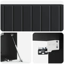 Væghængt TV-skab Sort 98 x 31 x 30 cm Konstrueret træ