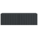 Væghængt TV-skab Sort 98 x 31 x 30 cm Konstrueret træ