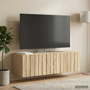 Væghængt TV-skab 98 x 31 x 30 cm Sonoma-eg Konstrueret træ