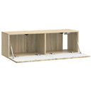 Væghængt TV-skab Sonoma-eg 98 x 31 x 30 cm Konstrueret træ