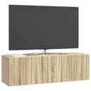 Væghængt TV-skab Sonoma-eg 98 x 31 x 30 cm Konstrueret træ