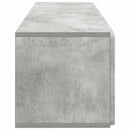 Væghængt TV-skab Betongrå 98 x 31 x 30 cm Konstrueret træ