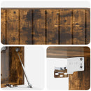 Væghængt TV-skab Røget eg 98 x 31 x 30 cm Konstrueret træ