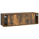 Væghængt TV-skab Røget eg 98 x 31 x 30 cm Konstrueret træ