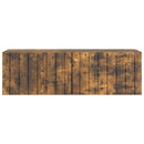 Væghængt TV-skab Røget eg 98 x 31 x 30 cm Konstrueret træ
