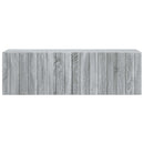 Væghængt TV-skab Grå sonoma-eg 98 x 31 x 30 cm Konstrueret træ