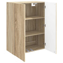 Vægmonteret skab Sonoma-eg 66 x 34,5 x 90 cm Konstrueret træ