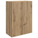 Vægmonteret skab 66 x 34,5 x 90 cm Konstrueret træ Artisan-eg